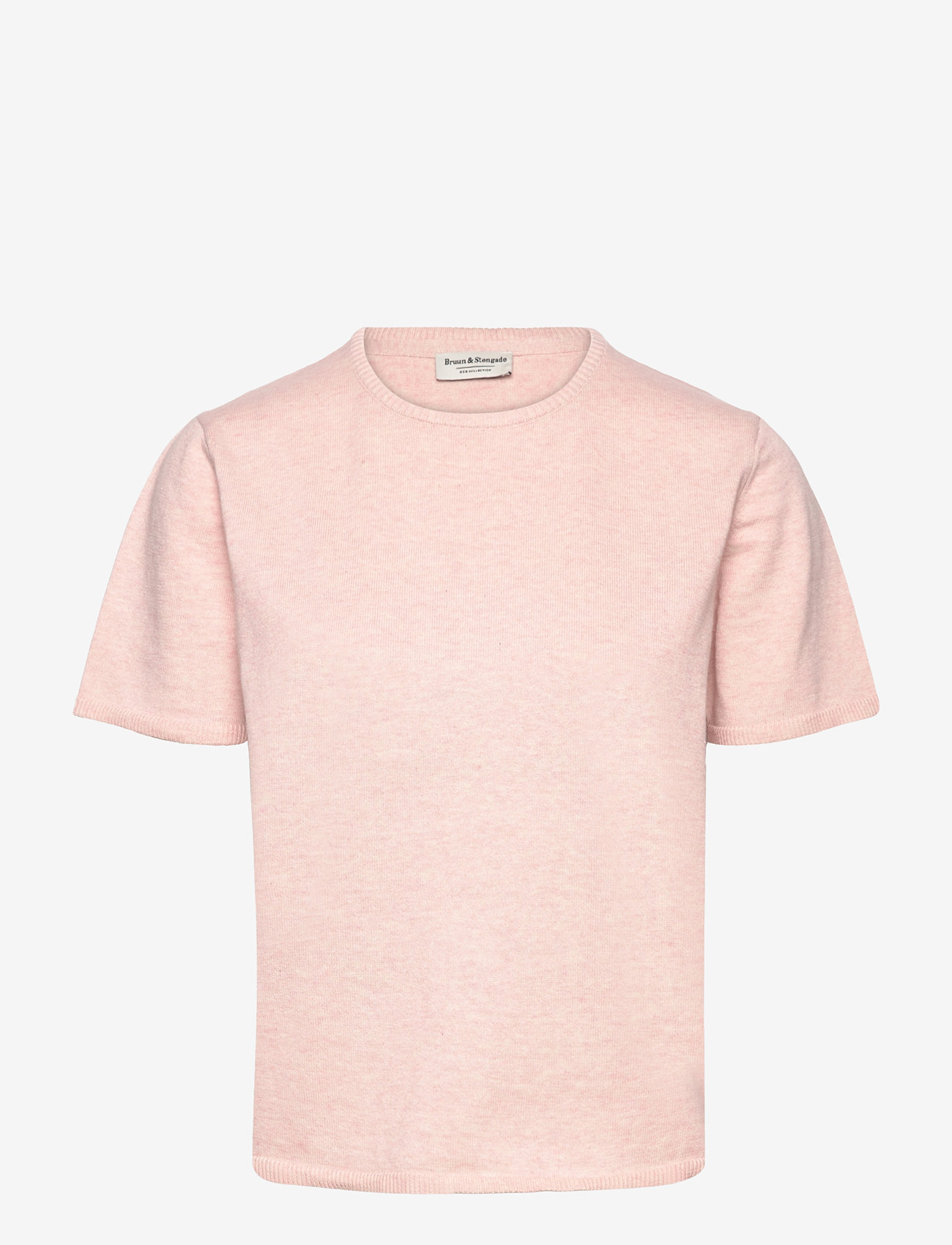 Bruun & Stengade - BS Tekla Regular Fit T-Shirt - t-särgid - rose - 1