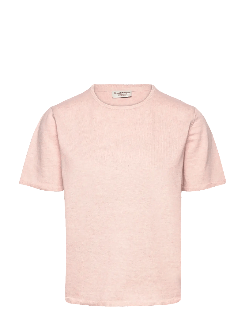 Bruun & Stengade - BS Tekla Regular Fit T-Shirt - t-särgid - rose - 1