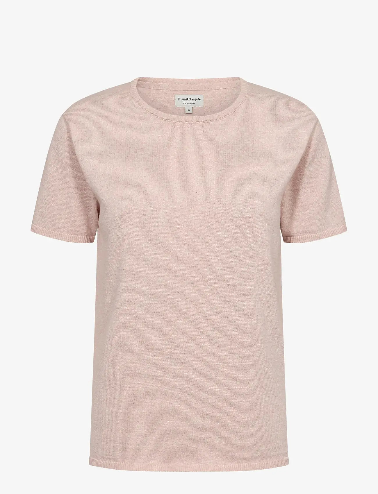 Bruun & Stengade - BS Tekla Regular Fit T-Shirt - t-särgid - rose - 2