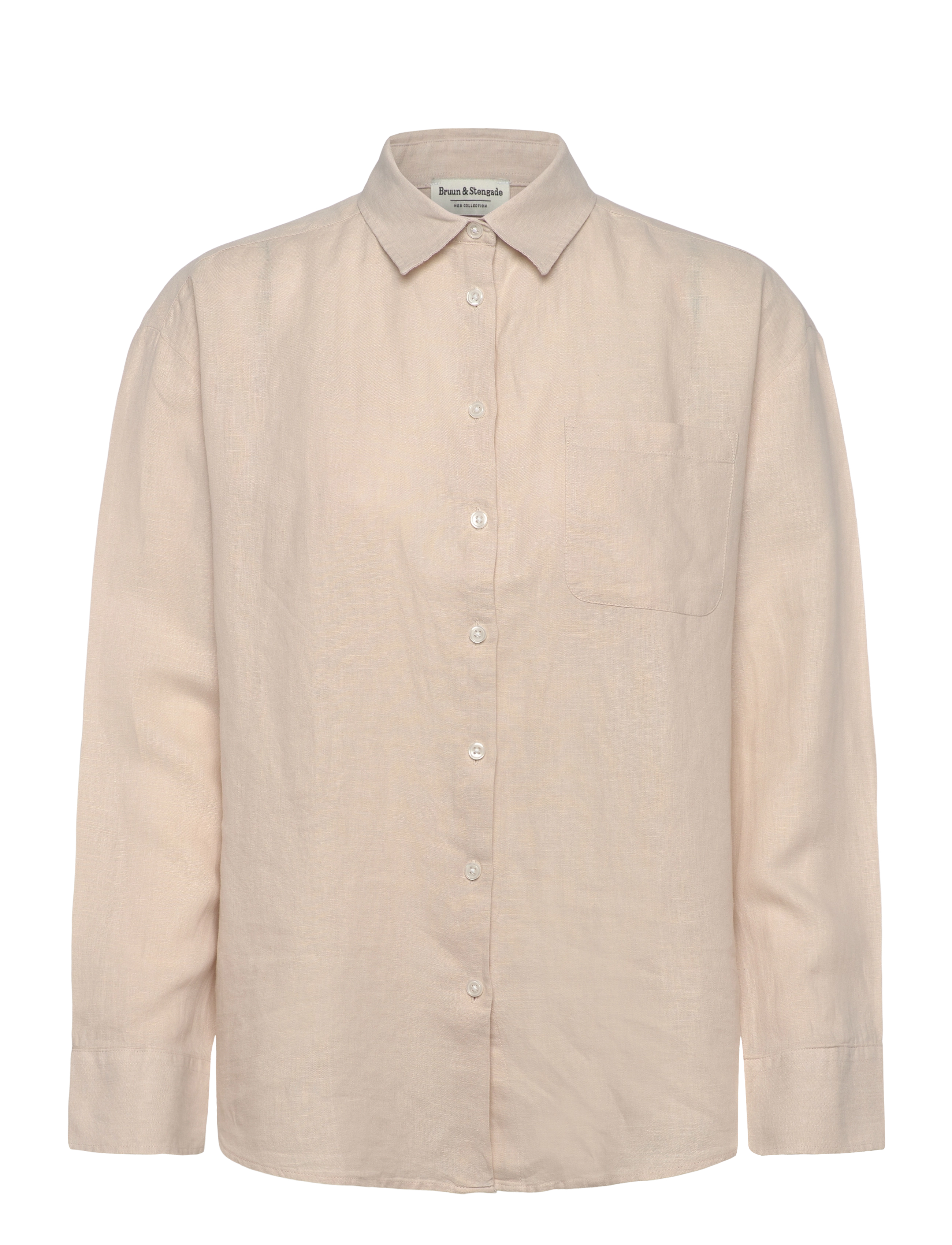 Bruun & Stengade BS Aglaia Regular Fit Shirt - Kläder - SAND / beige
