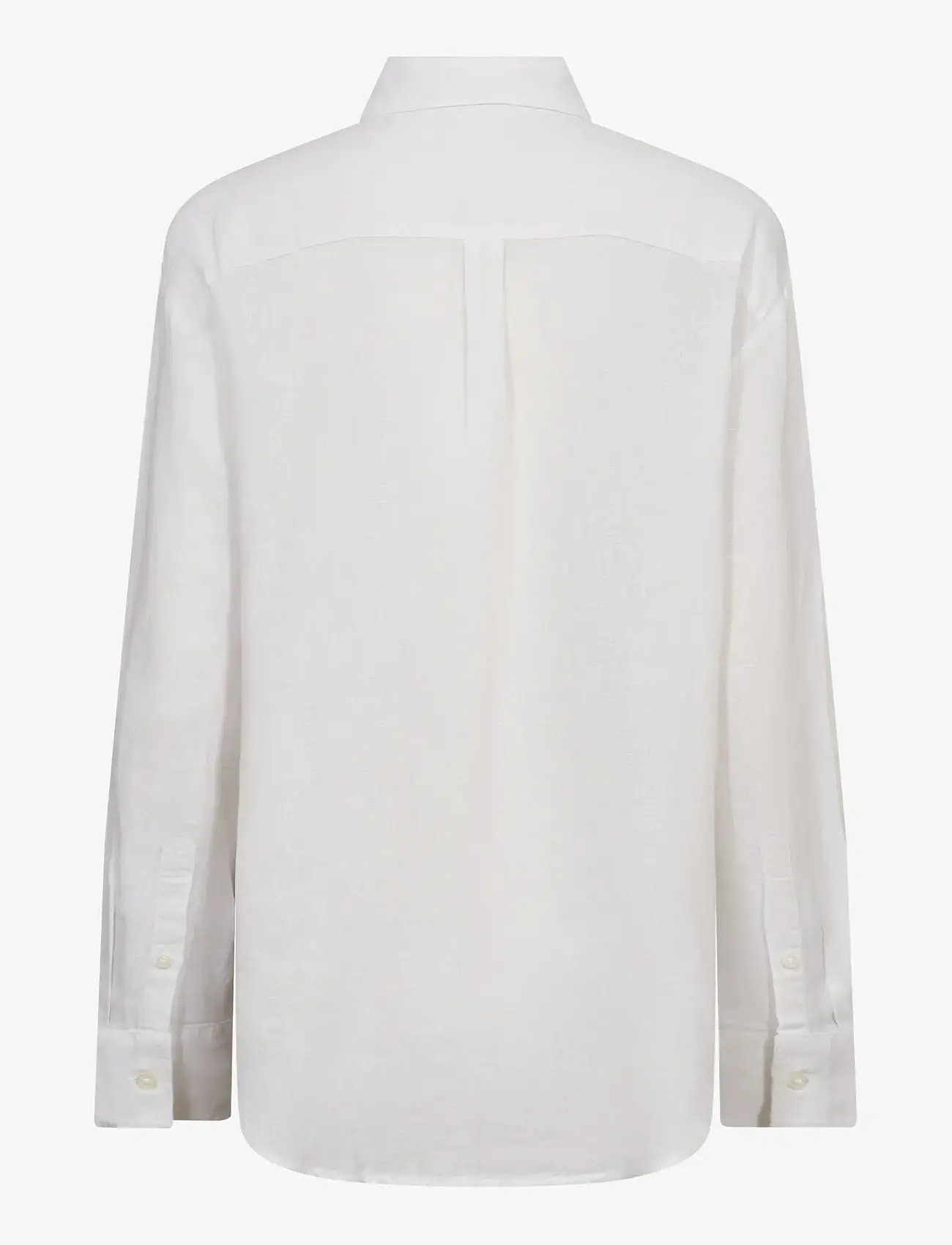 Bruun & Stengade - BS Aglaia Regular Fit Shirt - hørskjorter - white - 2