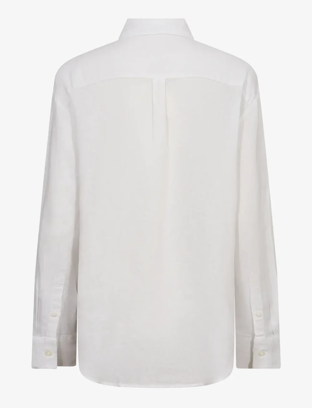 Bruun & Stengade - BS Aglaia Regular Fit Shirt - hørskjorter - white - 2