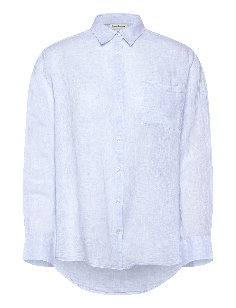 Bruun & Stengade - BS Aglaia Regular Fit Shirt - sky - 0