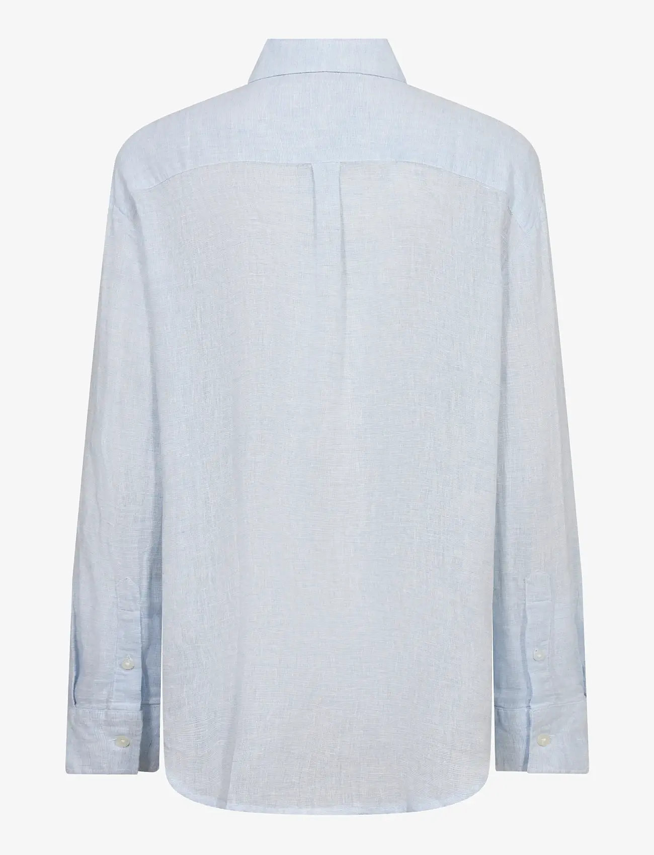 Bruun & Stengade - BS Aglaia Regular Fit Shirt - linen shirts - sky - 2