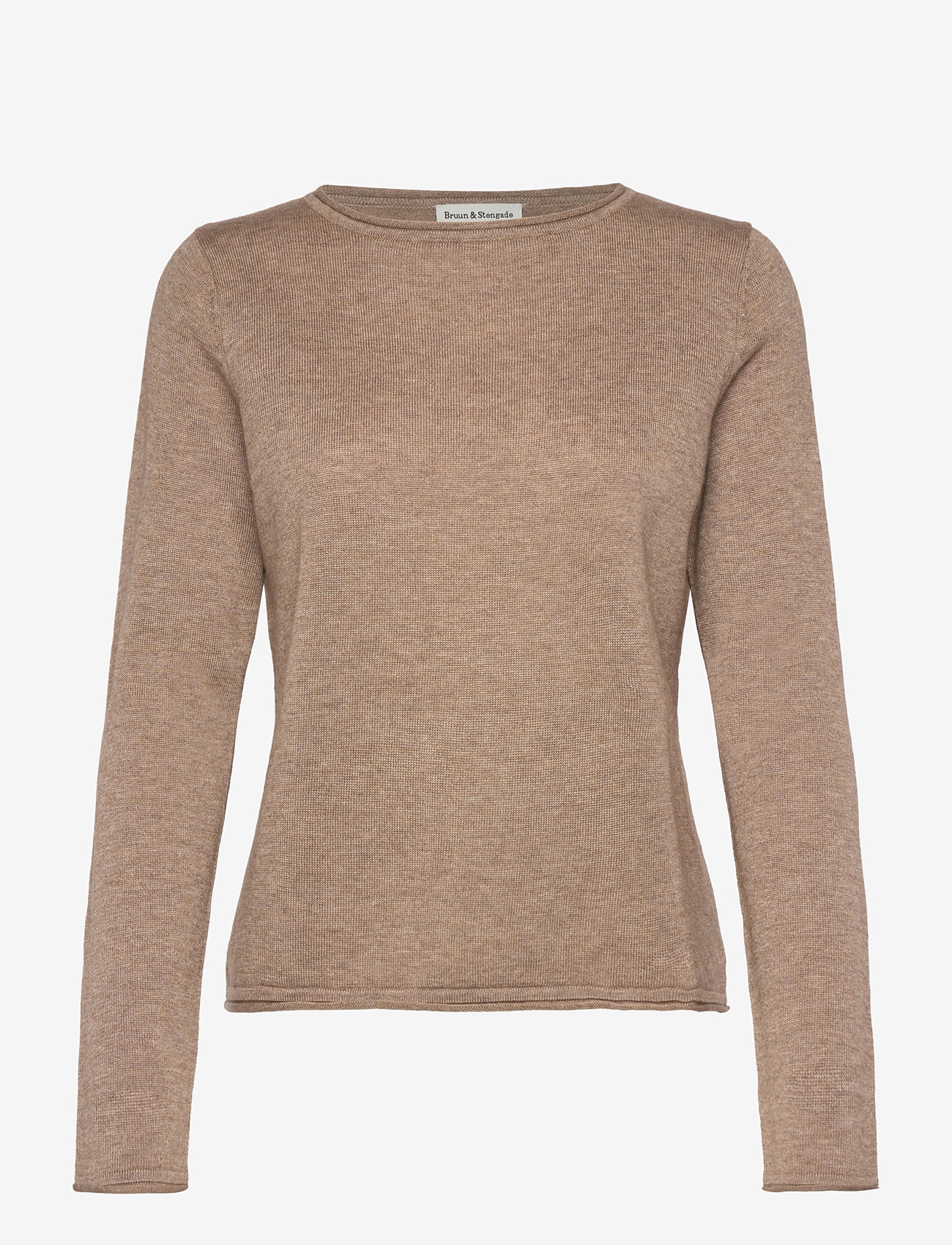 Bruun & Stengade - BS Ophelia Regular Fit Knitwear - stickade tröjor - brown - 0