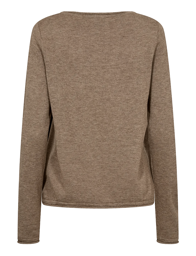 Bruun & Stengade - BS Ophelia Regular Fit Knitwear - stickade tröjor - brown - 2