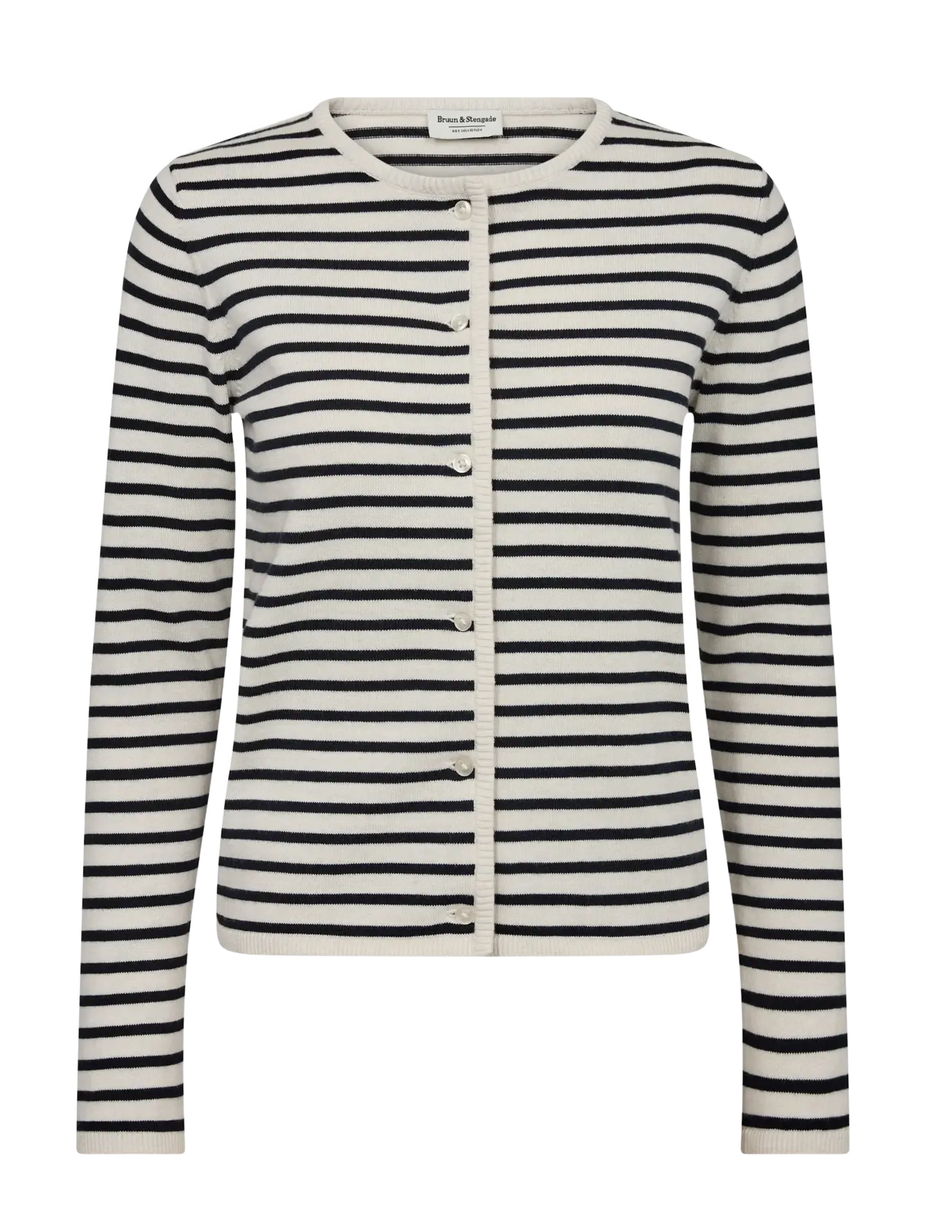 Bruun & Stengade - BS Melina Regular Fit Knitwear - kasjmier - off white/navy - 1