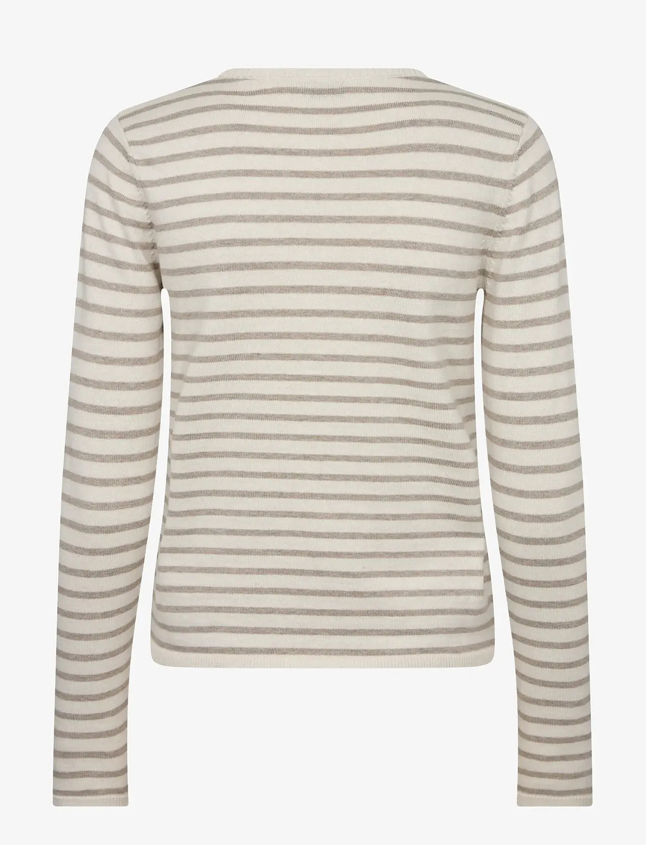 Bruun & Stengade - BS Melina Regular Fit Knitwear - kardiganid - sand/white - 2
