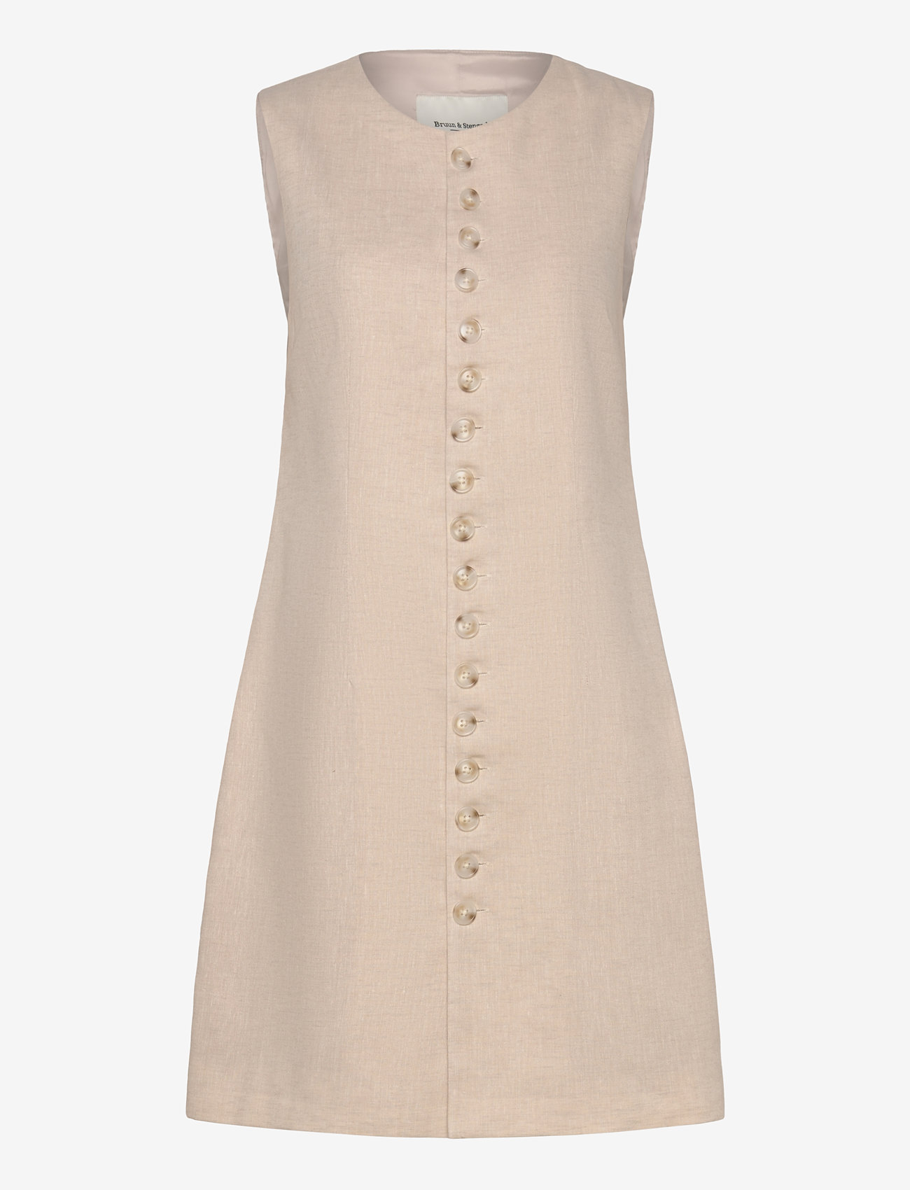 Bruun & Stengade - BS Gia Slim Fit Dress - beige - 0