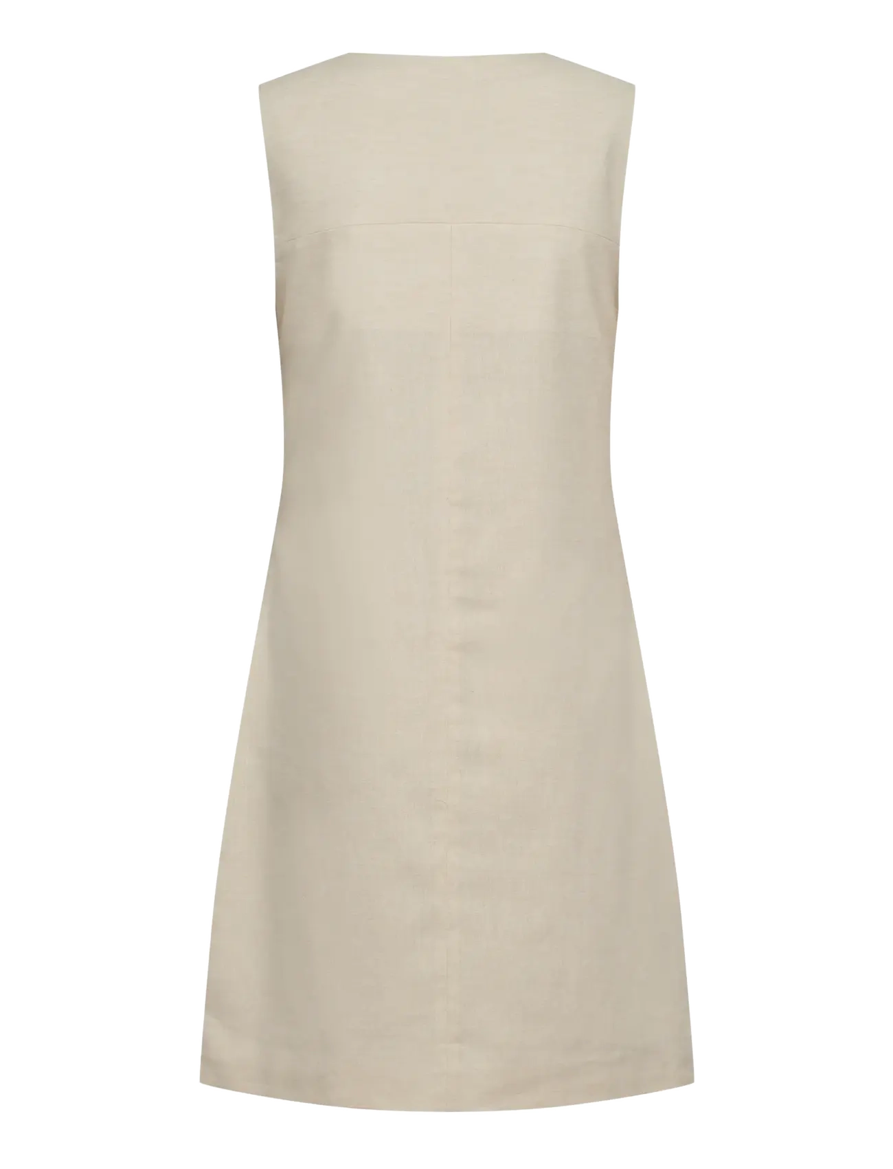 Bruun & Stengade - BS Gia Slim Fit Dress - kurze kleider - beige - 2