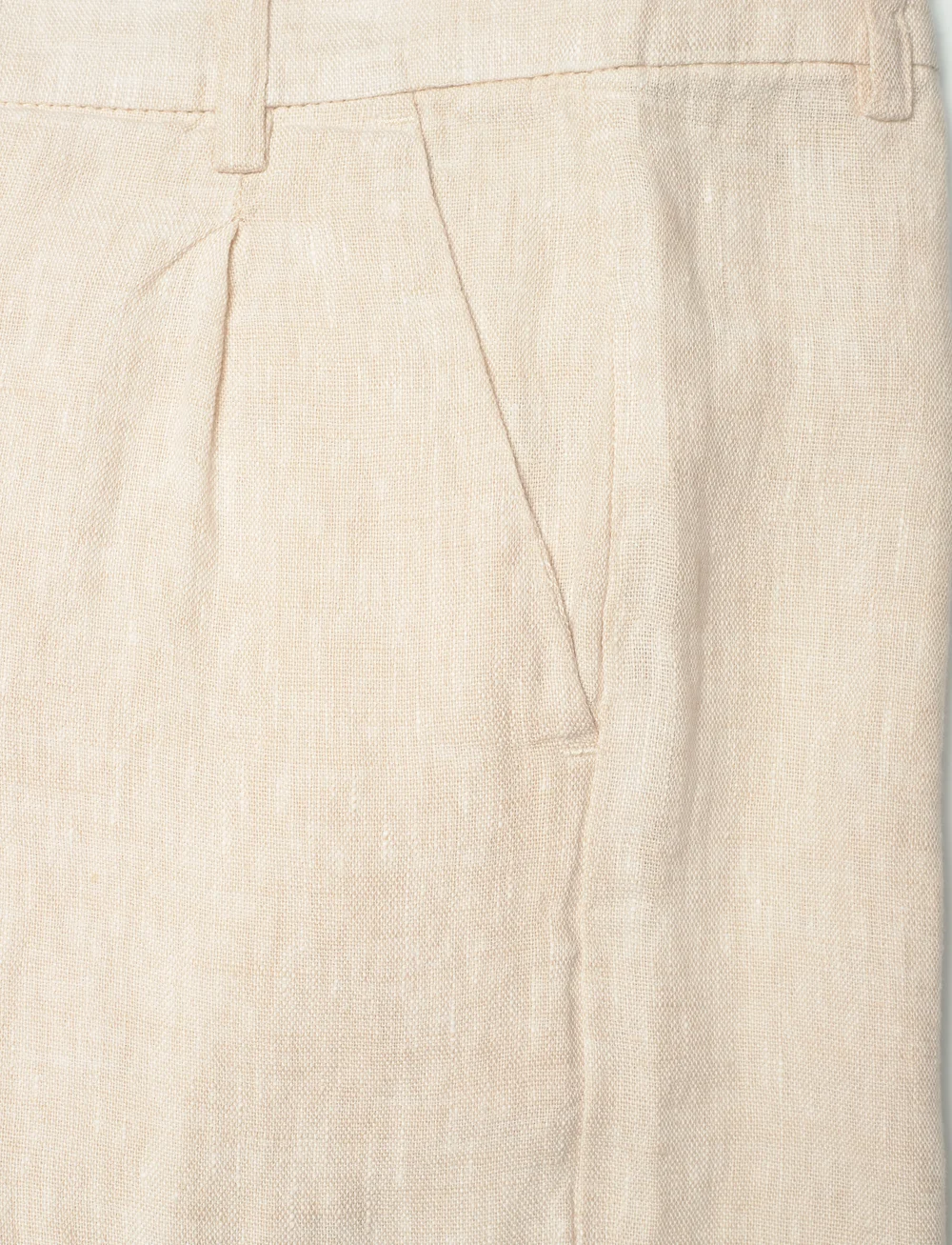 Bruun & Stengade - BS Eva Shorts - hørshorts - sand - 5