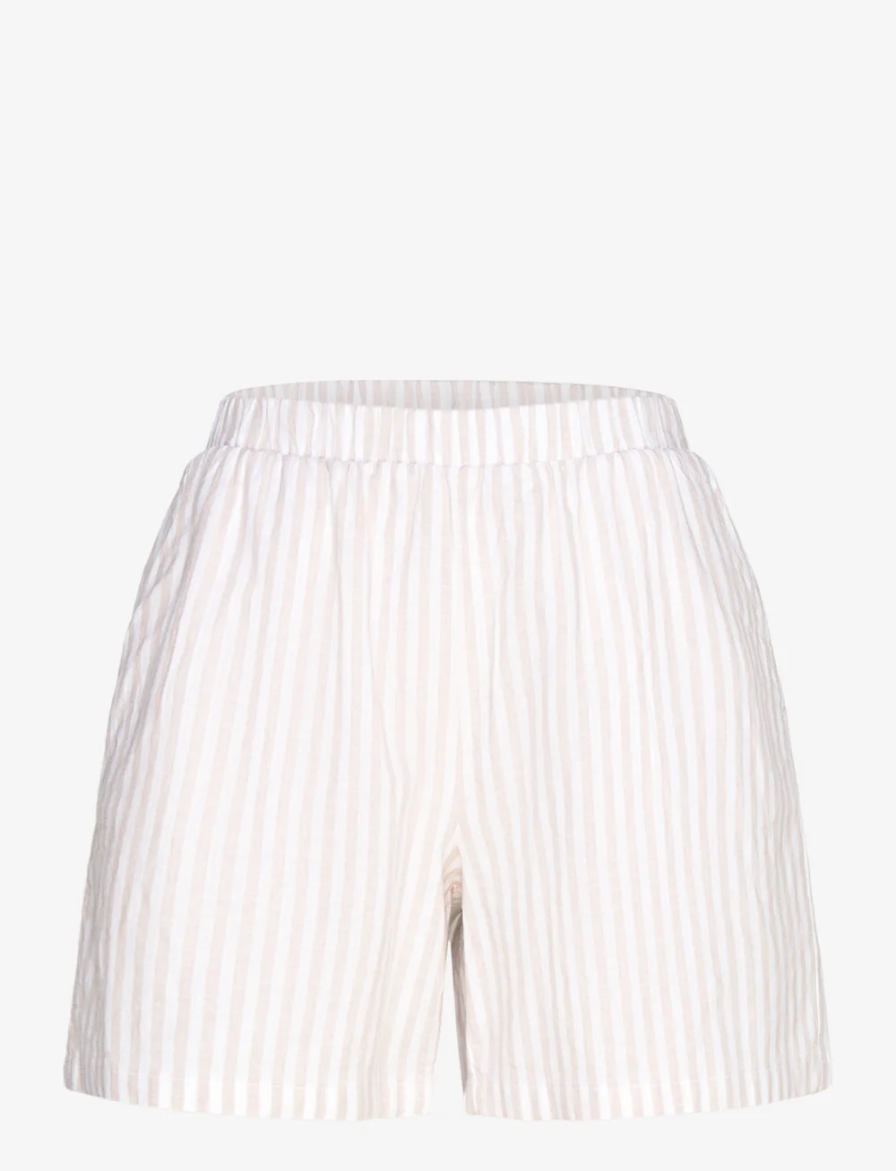 Bruun & Stengade - BS Anemone Shorts - leinen-shorts - sand/white - 1