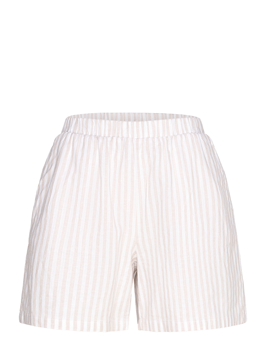 Bruun & Stengade - BS Anemone Shorts - hörstuttbuxur - sand/white - 1