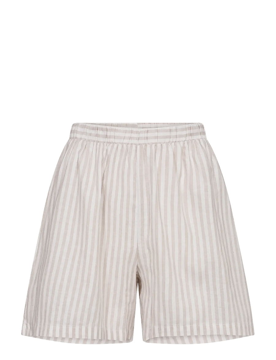 Bruun & Stengade - BS Anemone Shorts - hörstuttbuxur - sand/white - 2