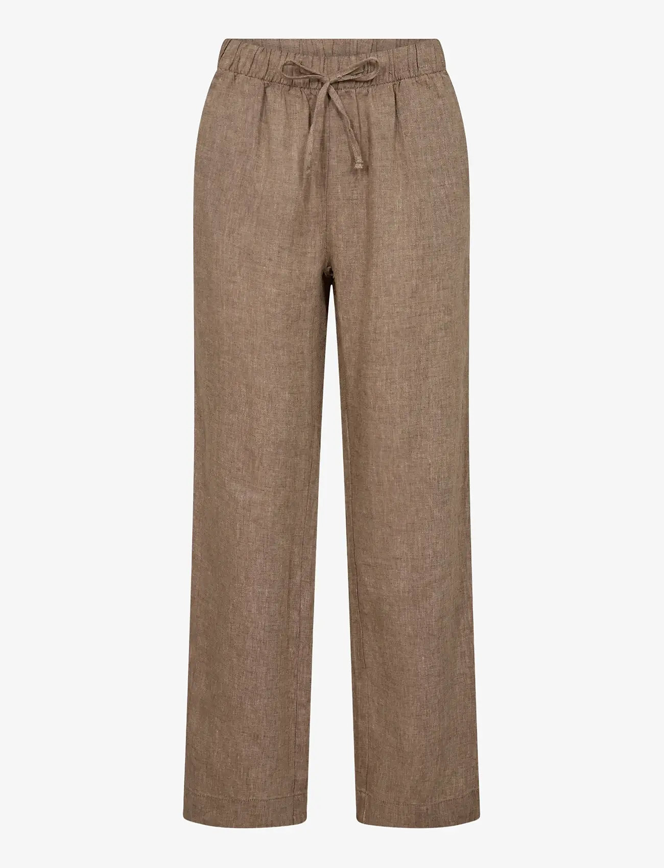 Bruun & Stengade - BS Iris Pants - linnebyxor - brown - 2