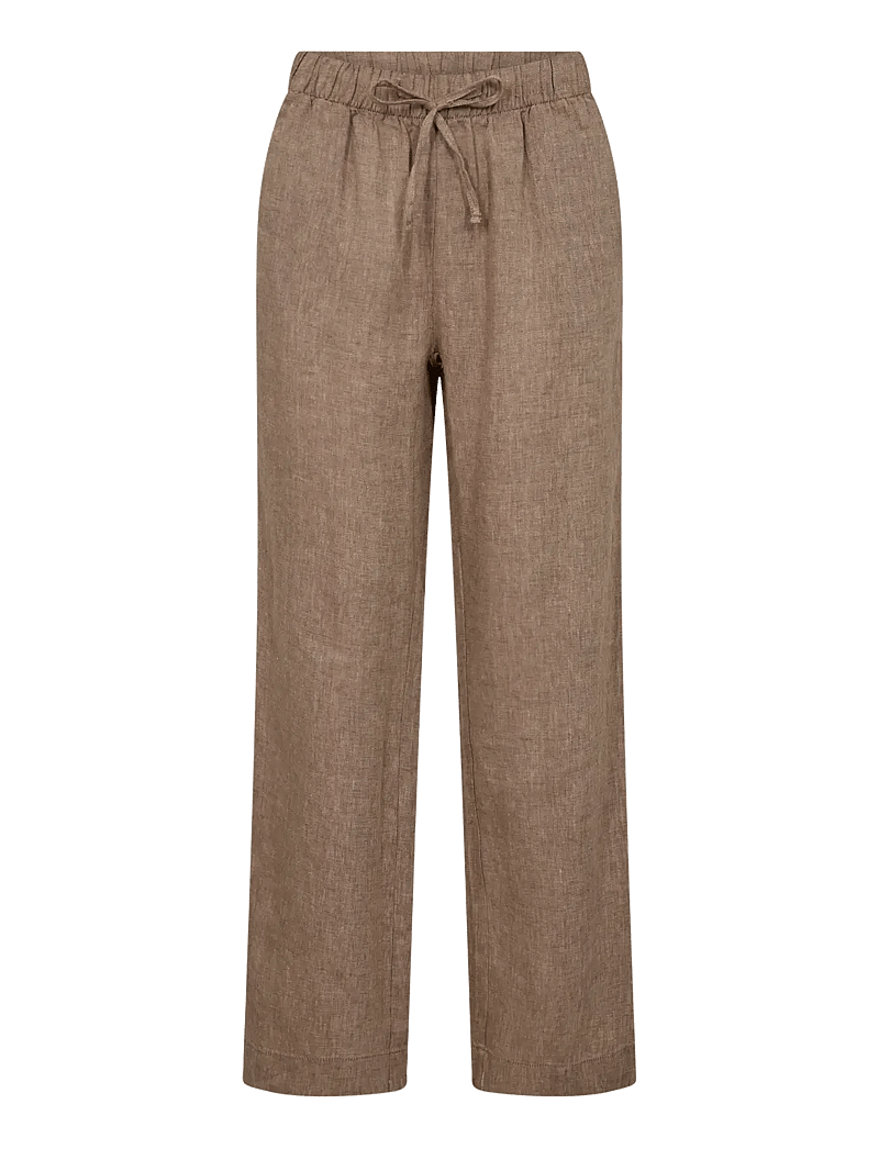 Bruun & Stengade - BS Iris Pants - linnebyxor - brown - 2