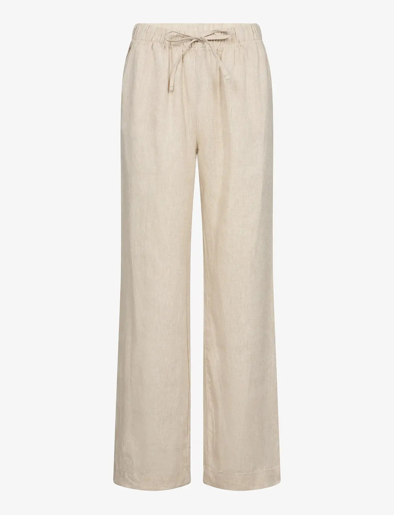 Bruun & Stengade - BS Iris Pants - leinenhosen - sand - 0