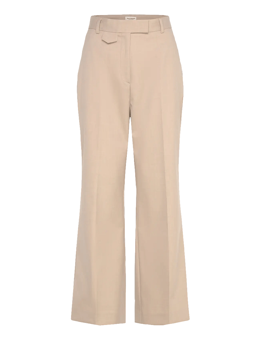 Bruun & Stengade - BS Cassandra Pants - anzugshosen - beige - 1