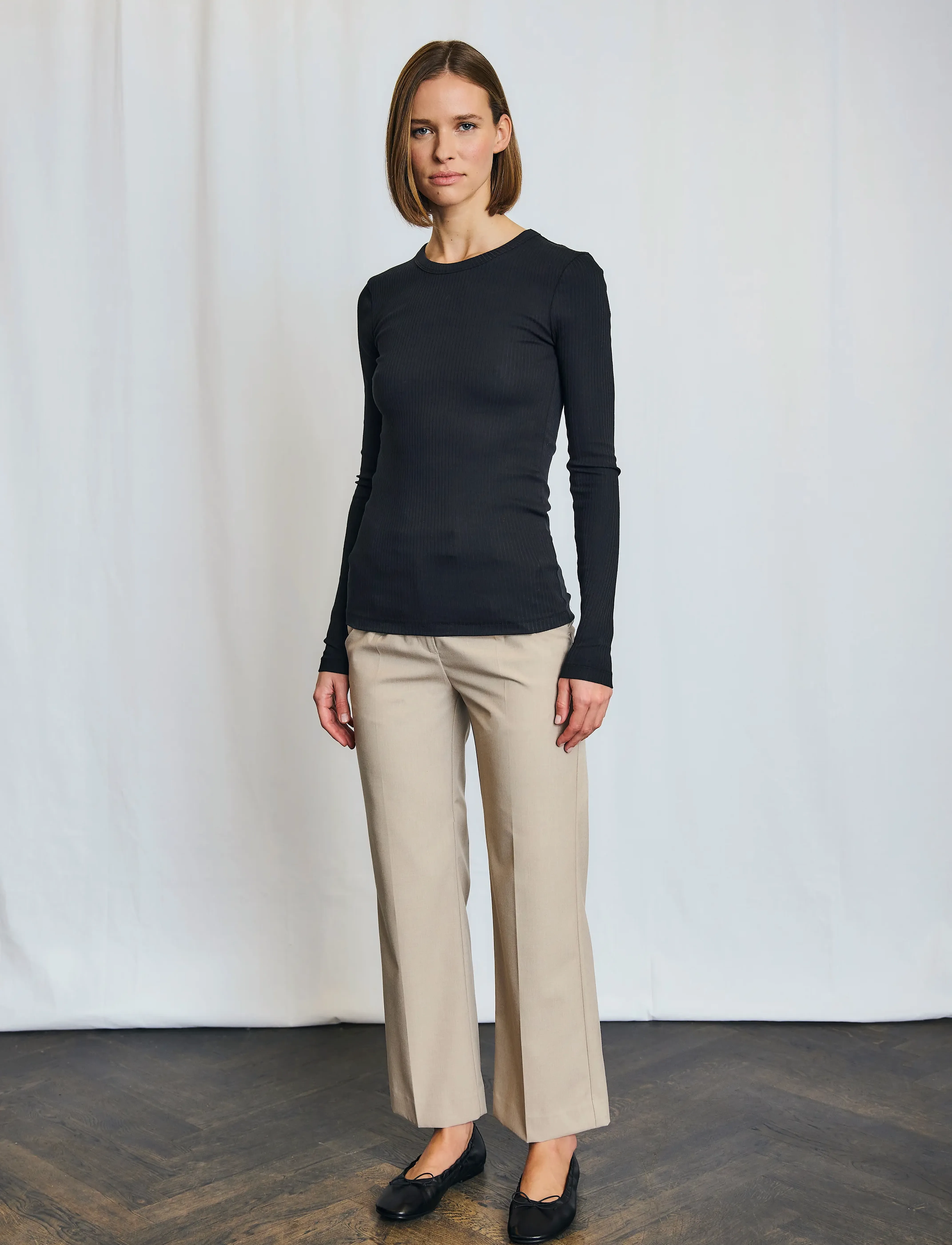 Bruun & Stengade Bs Cassandra Pants, 44, Trousers, Beige - Suitpants, Frauen