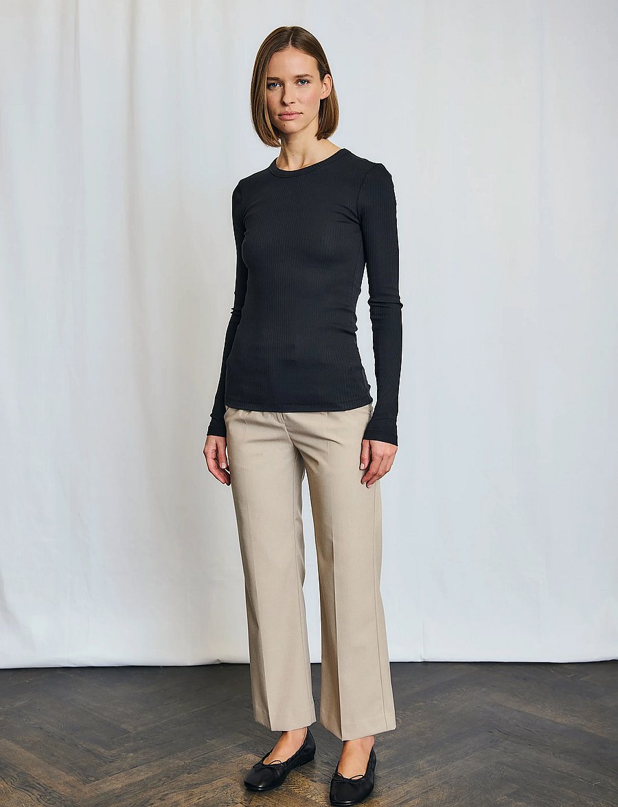 Bruun & Stengade - BS Cassandra Pants - anzugshosen - beige - 0