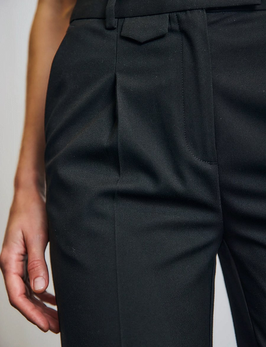 Bruun & Stengade - BS Cassandra Pants - anzugshosen - black - 5
