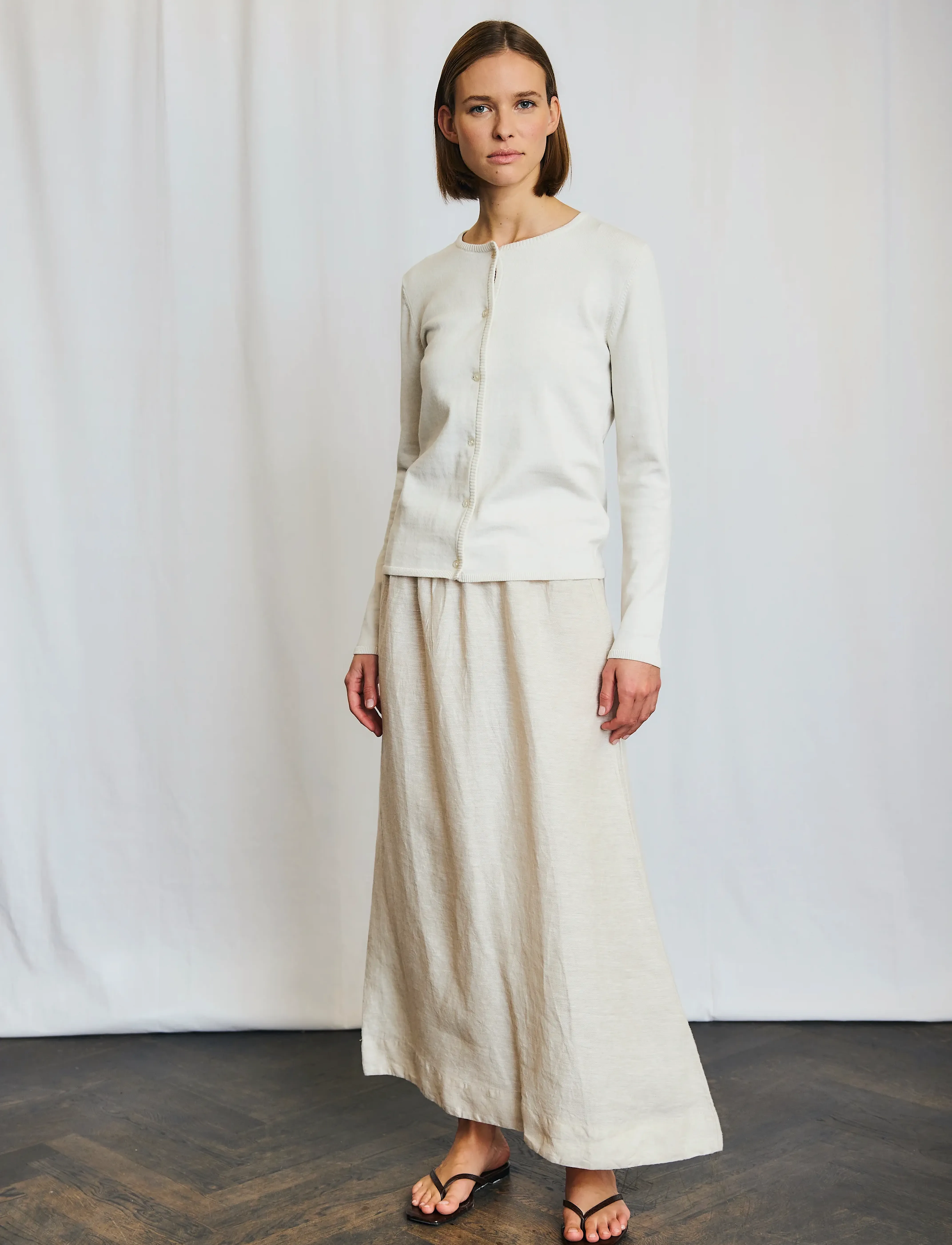 Bruun & Stengade BS Eris Skirt - Skirts - SAND / cream