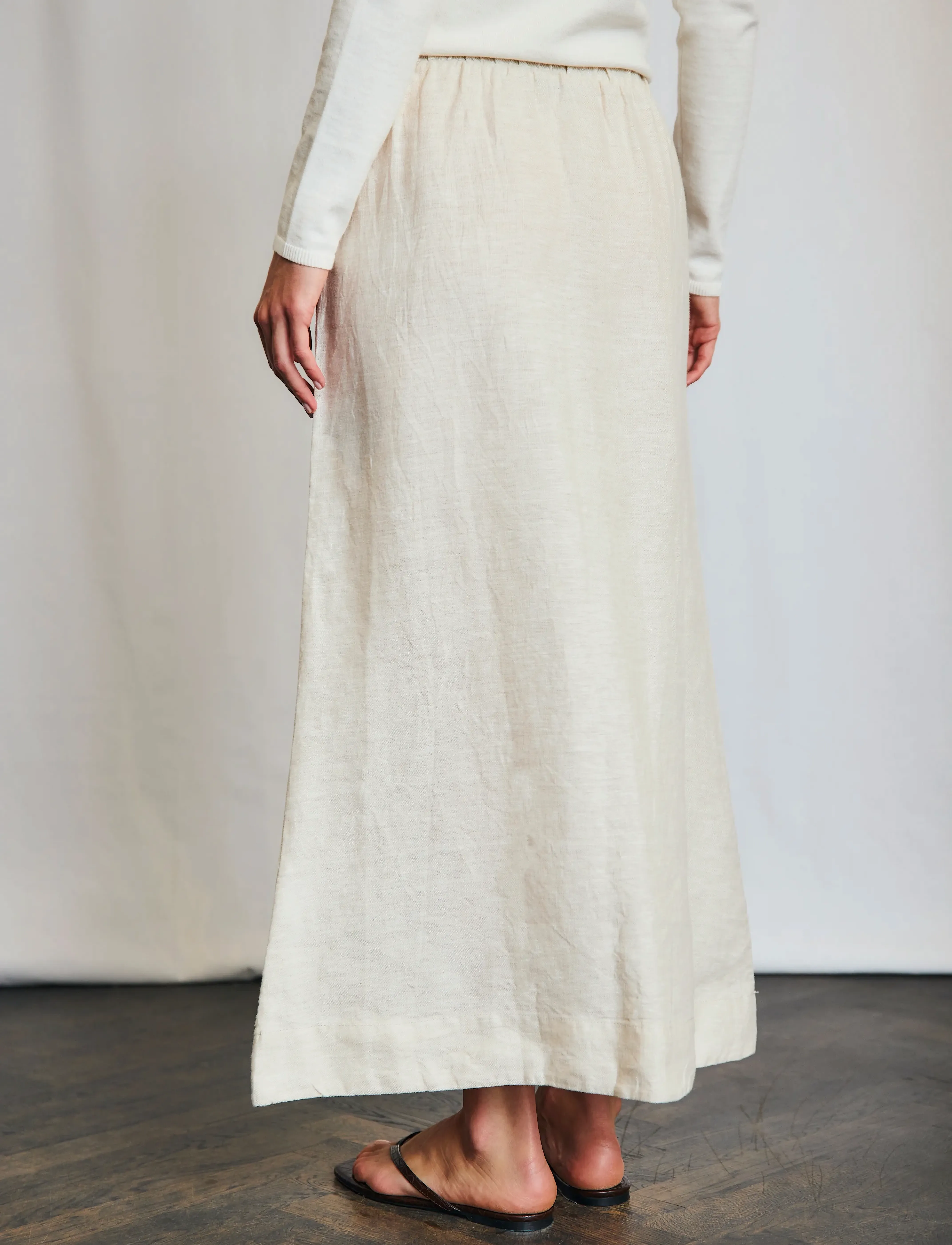 Bruun & Stengade - BS Eris Skirt - maxi skirts - sand - 4