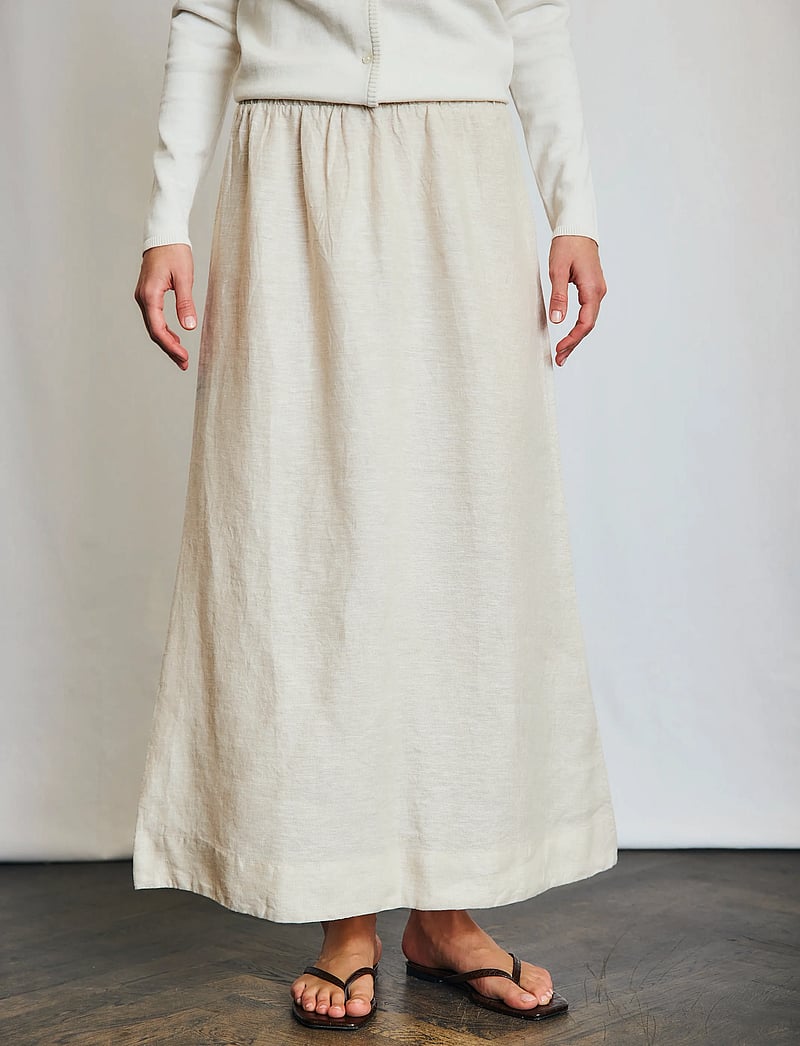 Bruun & Stengade - BS Eris Skirt - maxikjolar - sand - 5