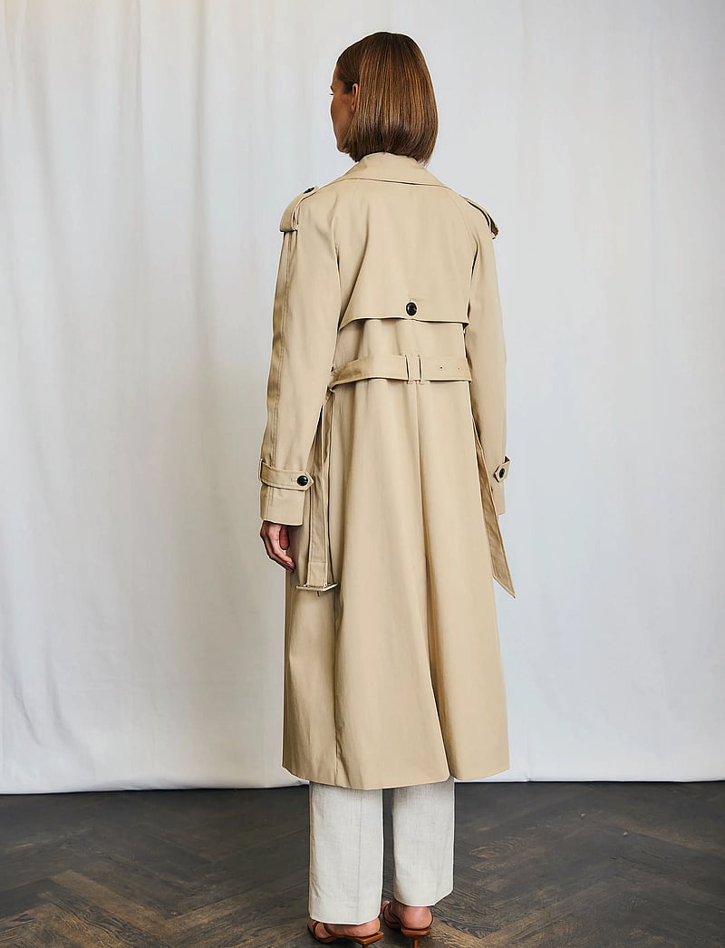 Bruun & Stengade - BS Benenike Coat - vihmamantlid - beige - 5