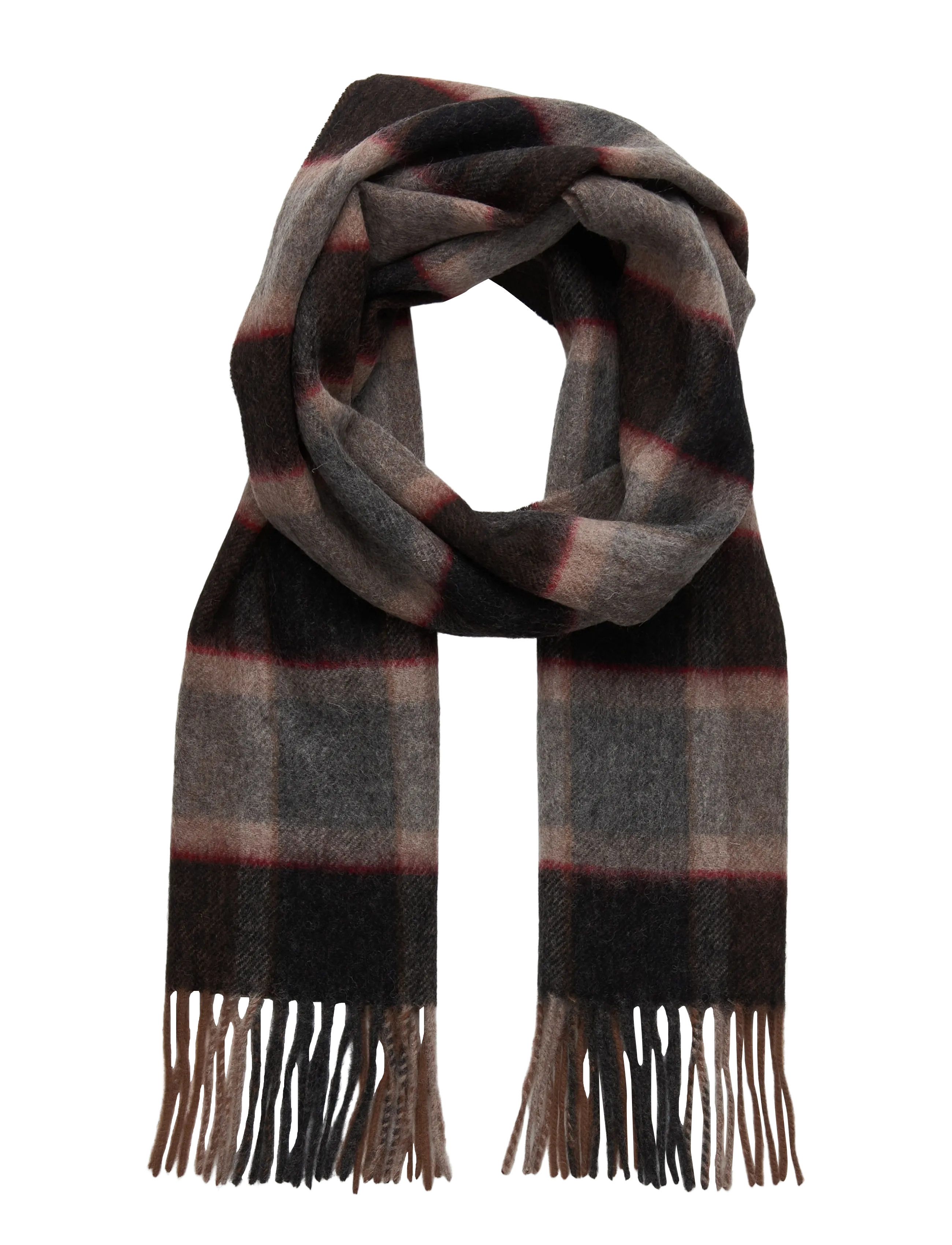 Bruun & Stengade Bs Bue Scarf, One Size, Scarves, Mehrfarbig/gemustert - Winter Männerswear