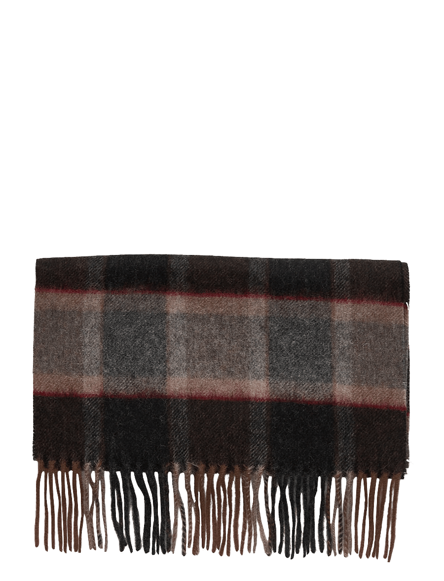 Bruun & Stengade - BS Bue Scarf - talvesallid - brown - 1