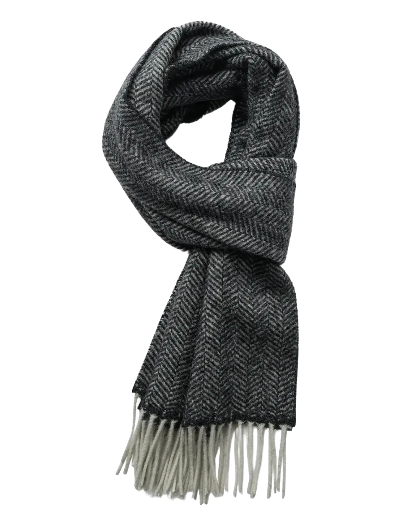Bruun & Stengade Bs Bue Scarf, One Size, Scarves, Grau - Winter Männerswear