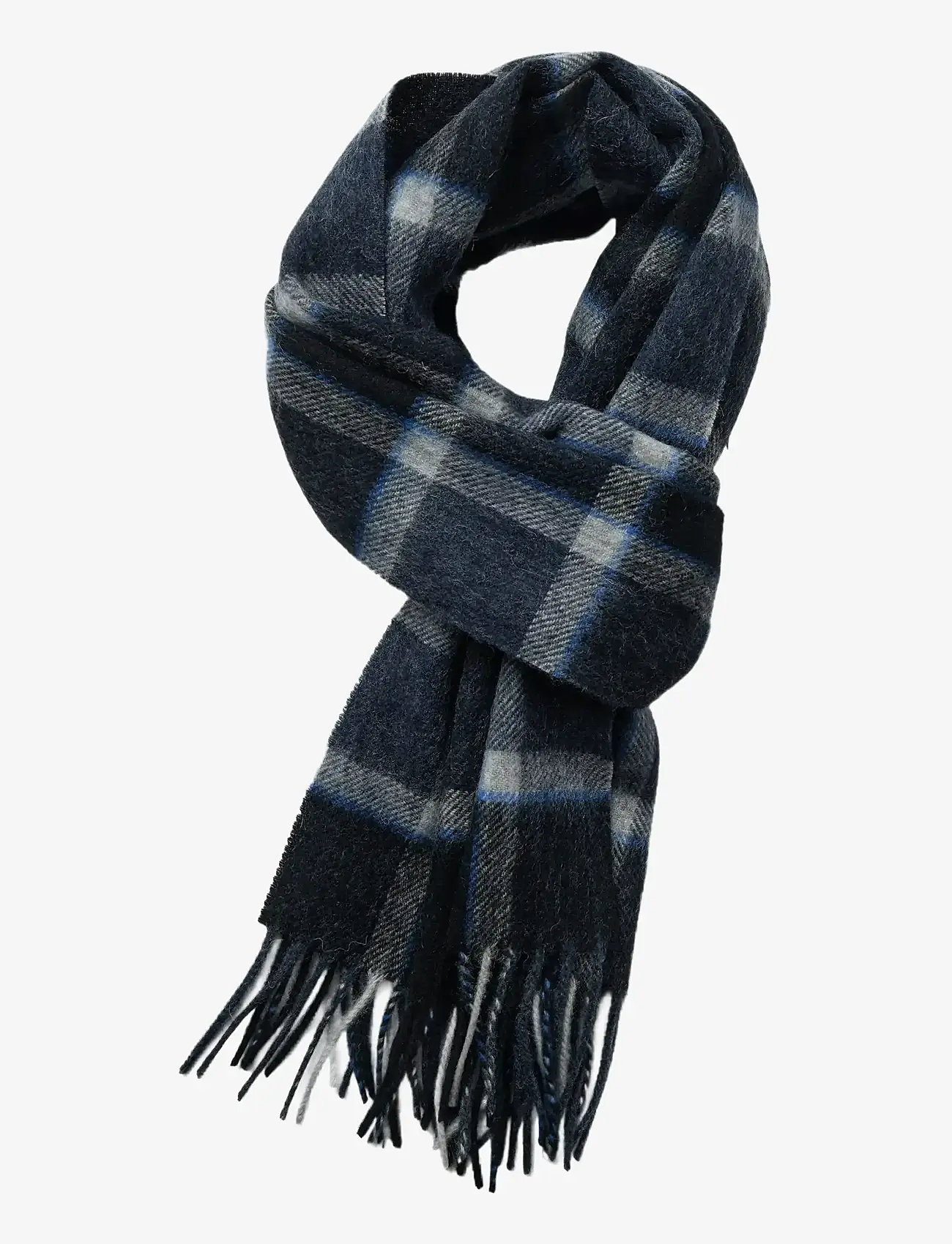 Bruun & Stengade - BS Bue Scarf - kaulahuivit - navy - 0