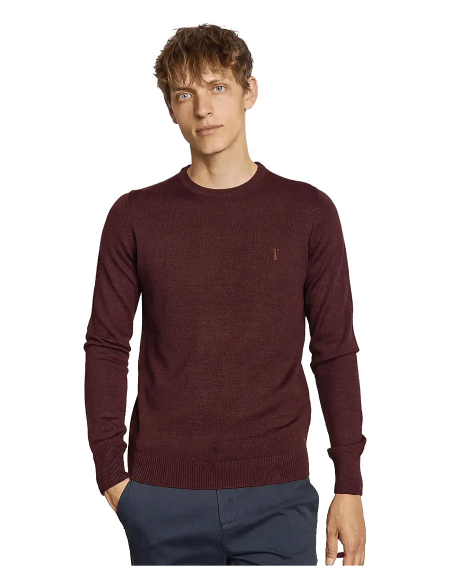 Bruun & Stengade - BS Jupiter Regular Fit Knitwear - ronde hals - bordeaux - 3