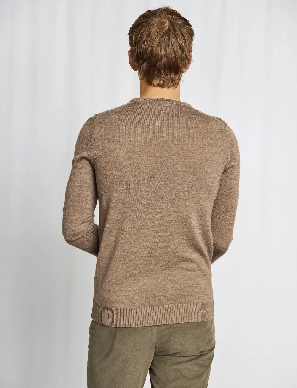 Bruun & Stengade - BS Jupiter Regular Fit Knitwear - Ümmarguse kaelusega kudumid - brown - 0