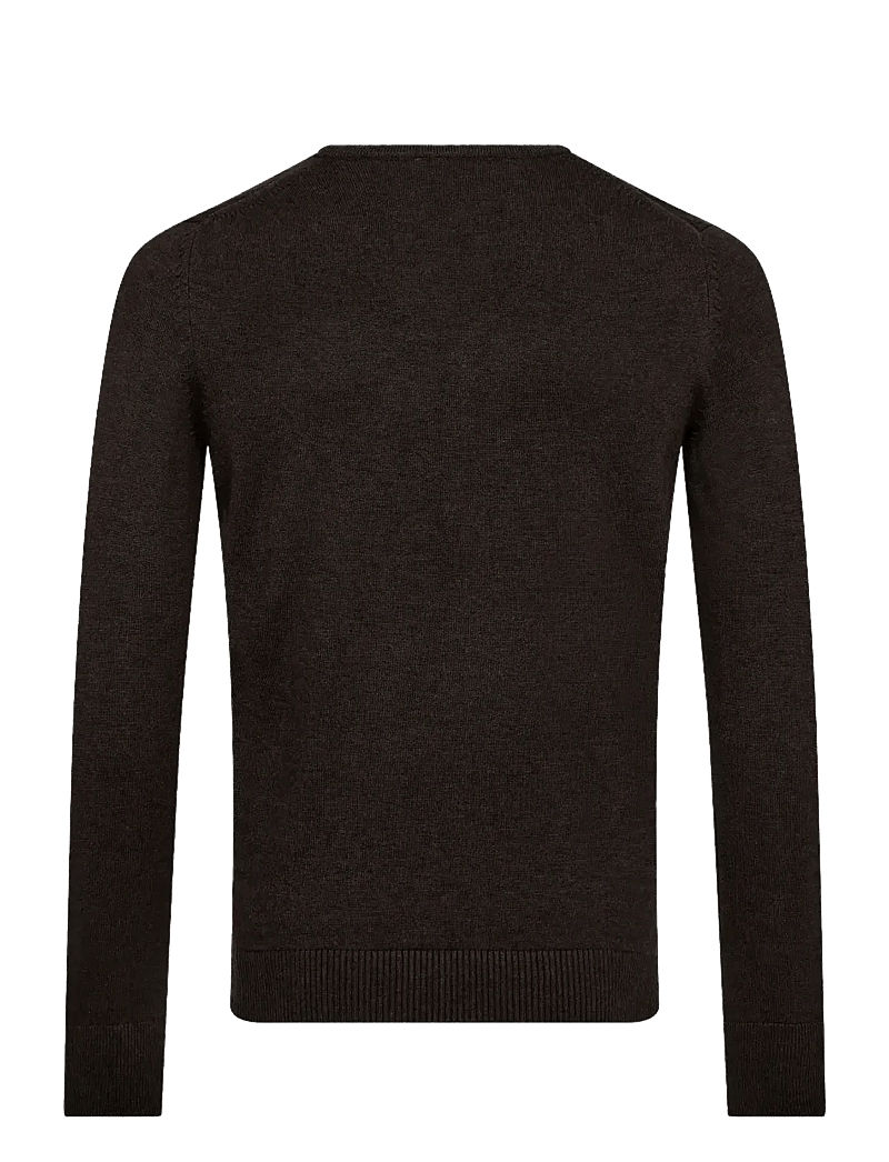 Bruun & Stengade - BS Jupiter Regular Fit Knitwear - rund hals - dark brown - 2