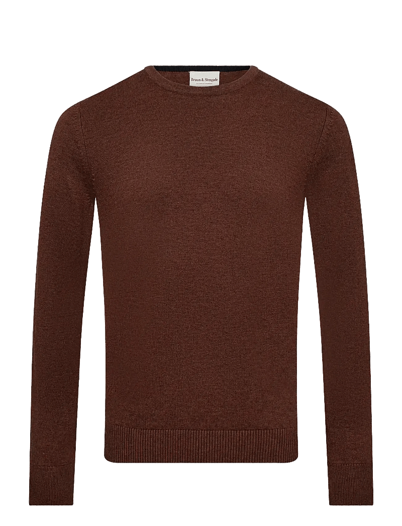 Bruun & Stengade - BS Jupiter Regular Fit Knitwear - rund hals - fall - 1
