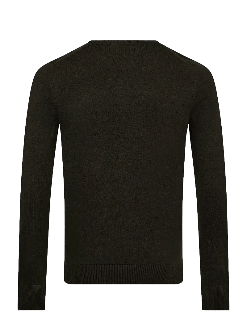 Bruun & Stengade - BS Jupiter Regular Fit Knitwear - Ümmarguse kaelusega kudumid - green - 2