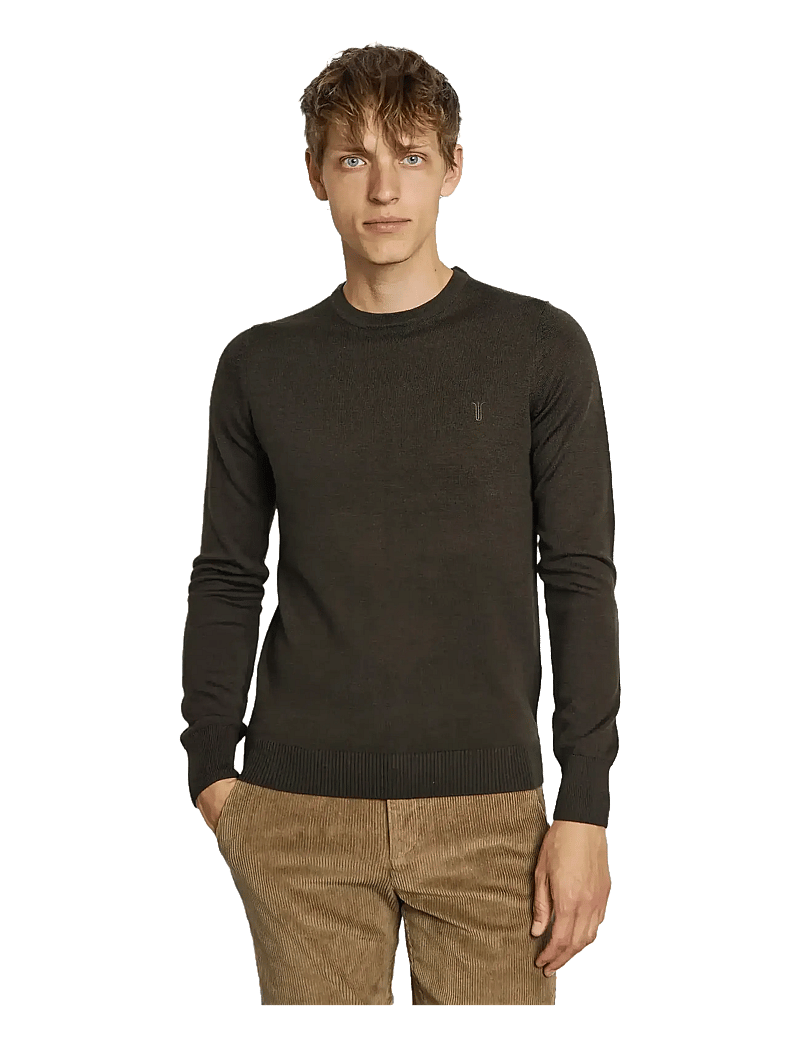 Bruun & Stengade - BS Jupiter Regular Fit Knitwear - Ümmarguse kaelusega kudumid - green - 3