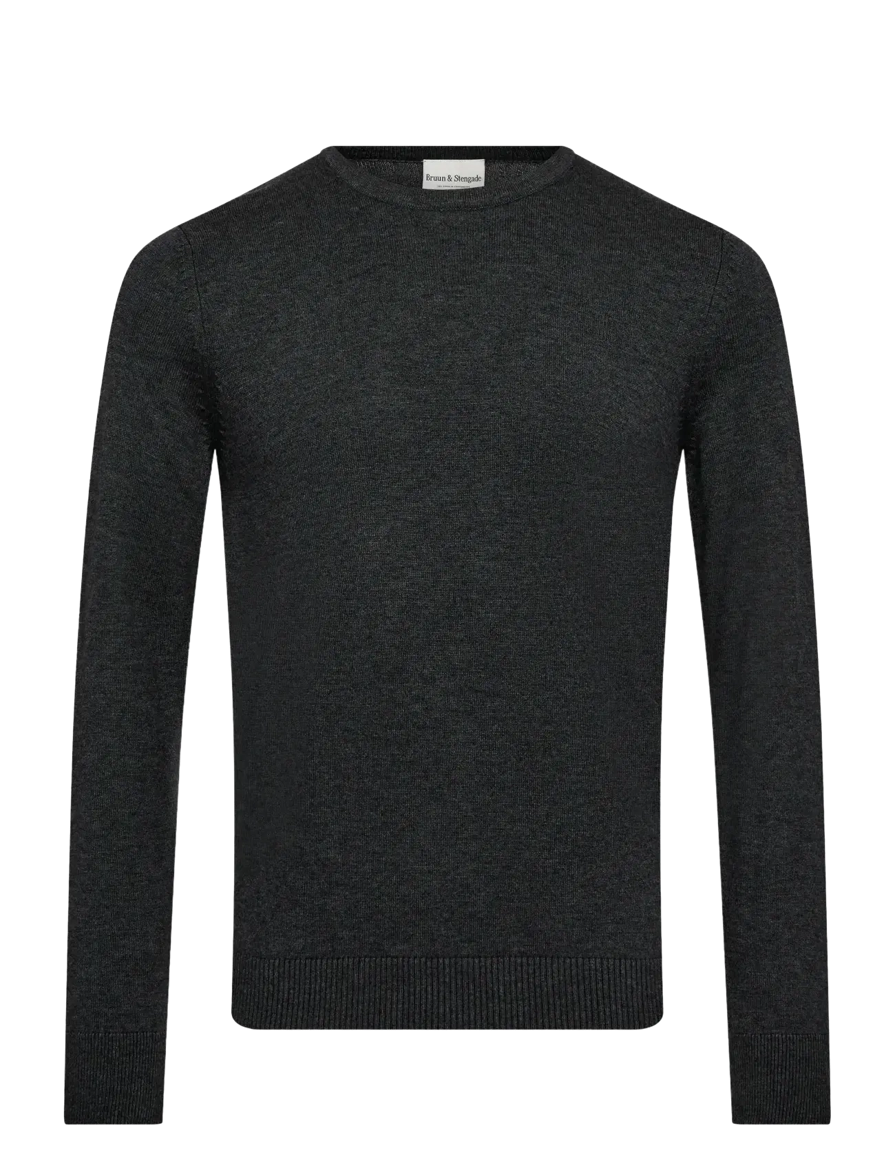 Bruun & Stengade BS Jupiter Regular Fit Knitwear - Riided - GREY / grey