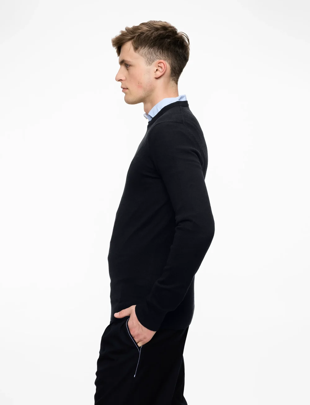 Bruun & Stengade - BS Jupiter Regular Fit Knitwear - ronde hals - navy - 3