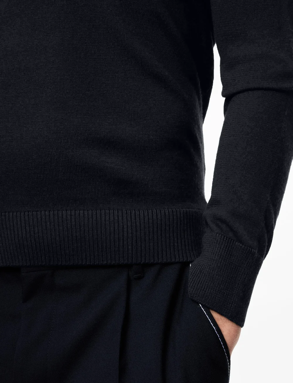 Bruun & Stengade - BS Jupiter Regular Fit Knitwear - ronde hals - navy - 5