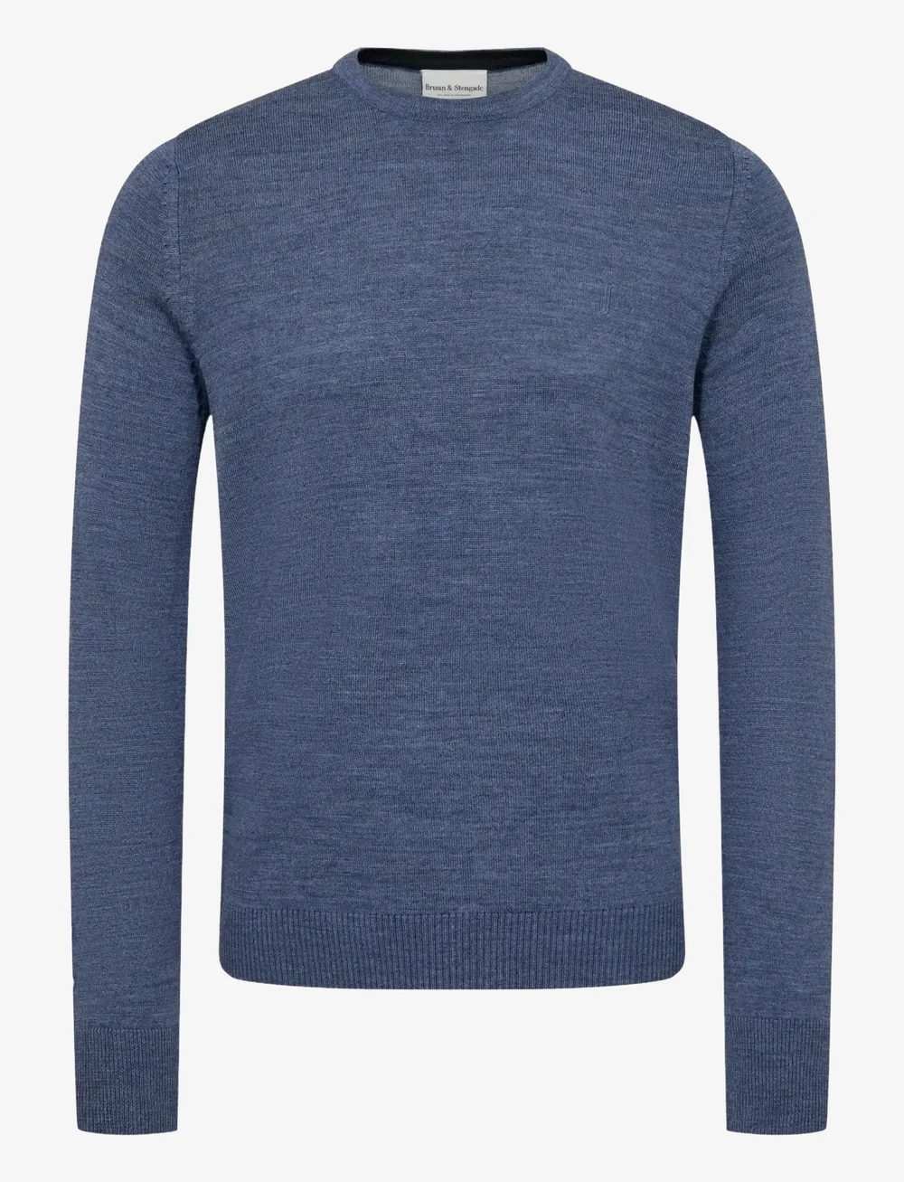 Bruun & Stengade - BS Jupiter Regular Fit Knitwear - Ümmarguse kaelusega kudumid - ocean - 1
