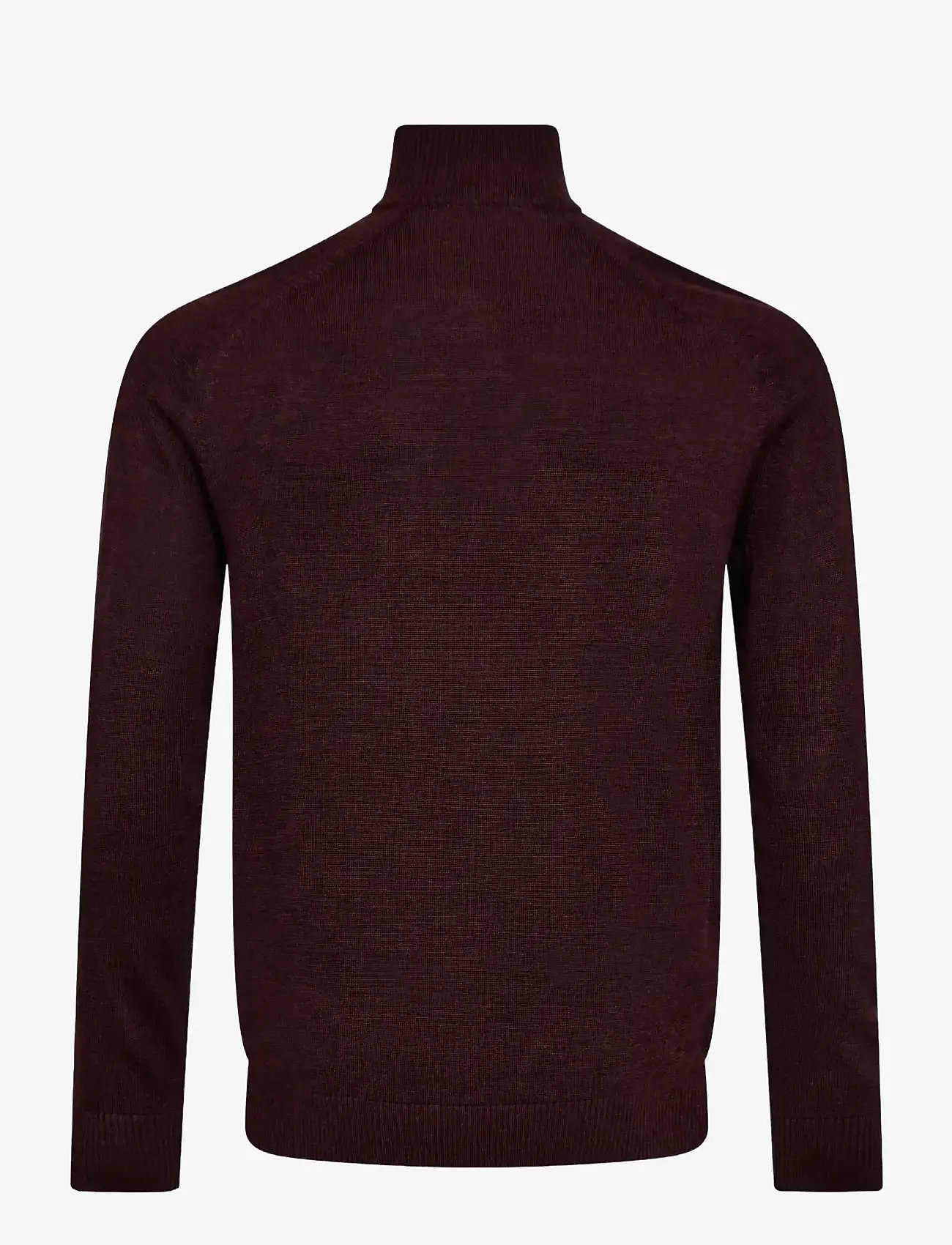 Bruun & Stengade - BS Pelle Regular Fit Knitwear - half zip-tröjor - bordeaux - 2