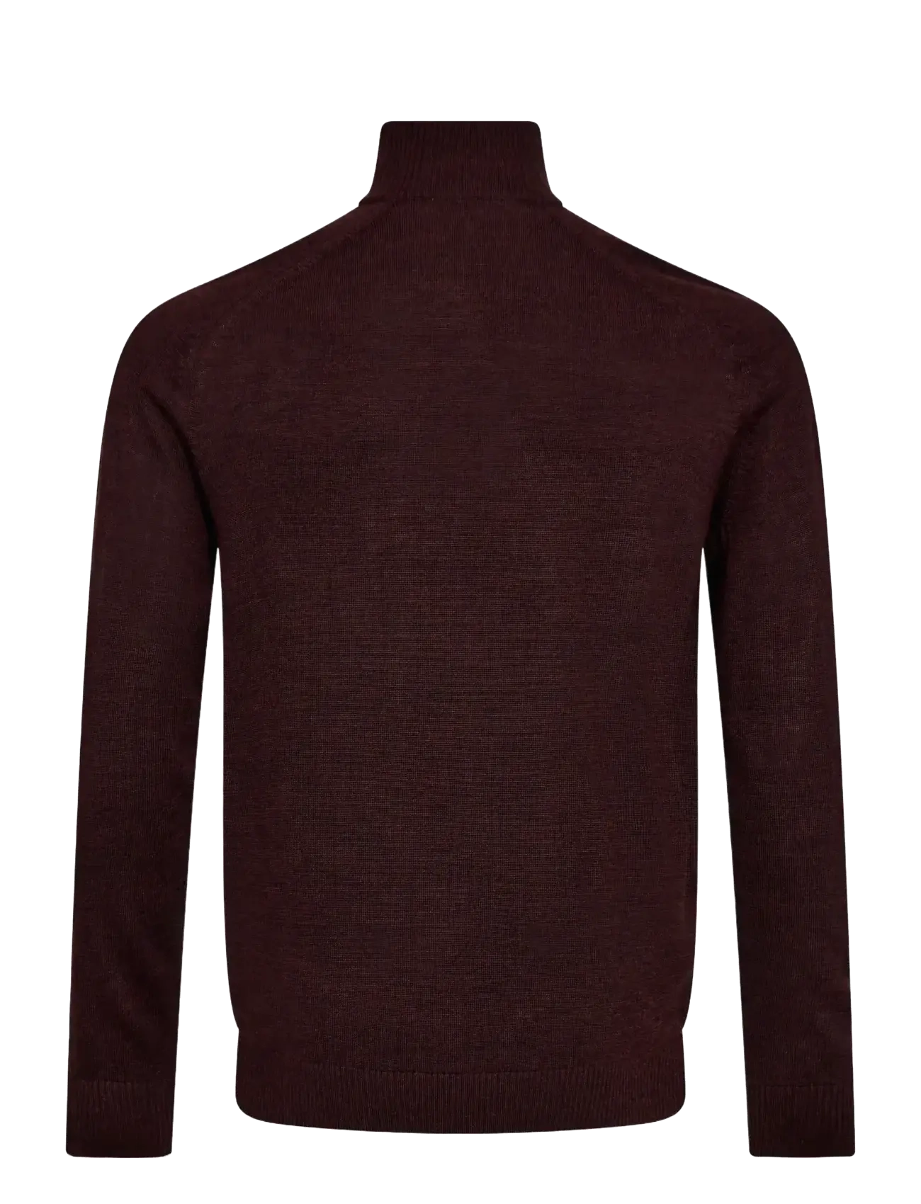Bruun & Stengade - BS Pelle Regular Fit Knitwear - half zip jumpers - bordeaux - 2