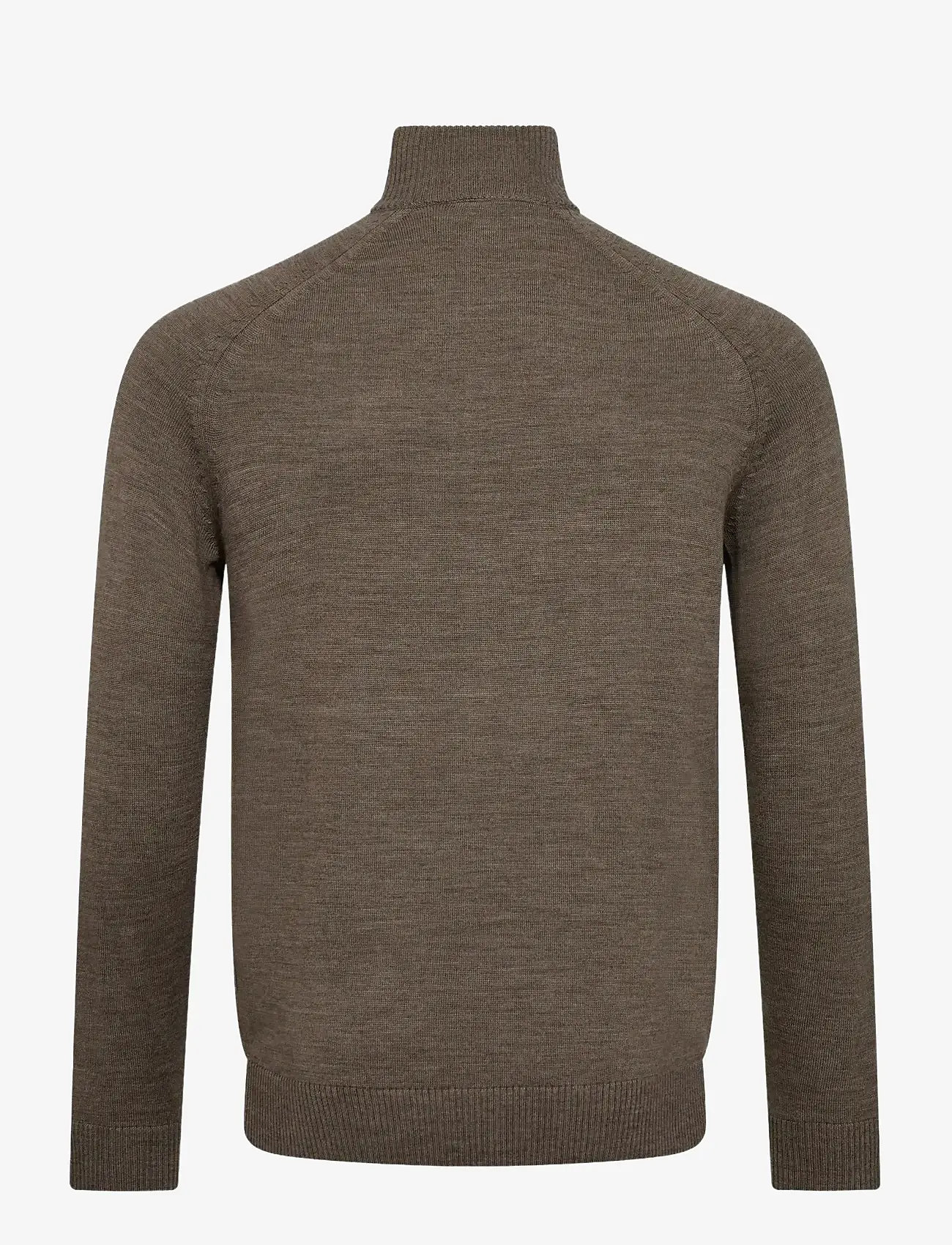 Bruun & Stengade - BS Pelle Regular Fit Knitwear - halfzip strik - brown - 2