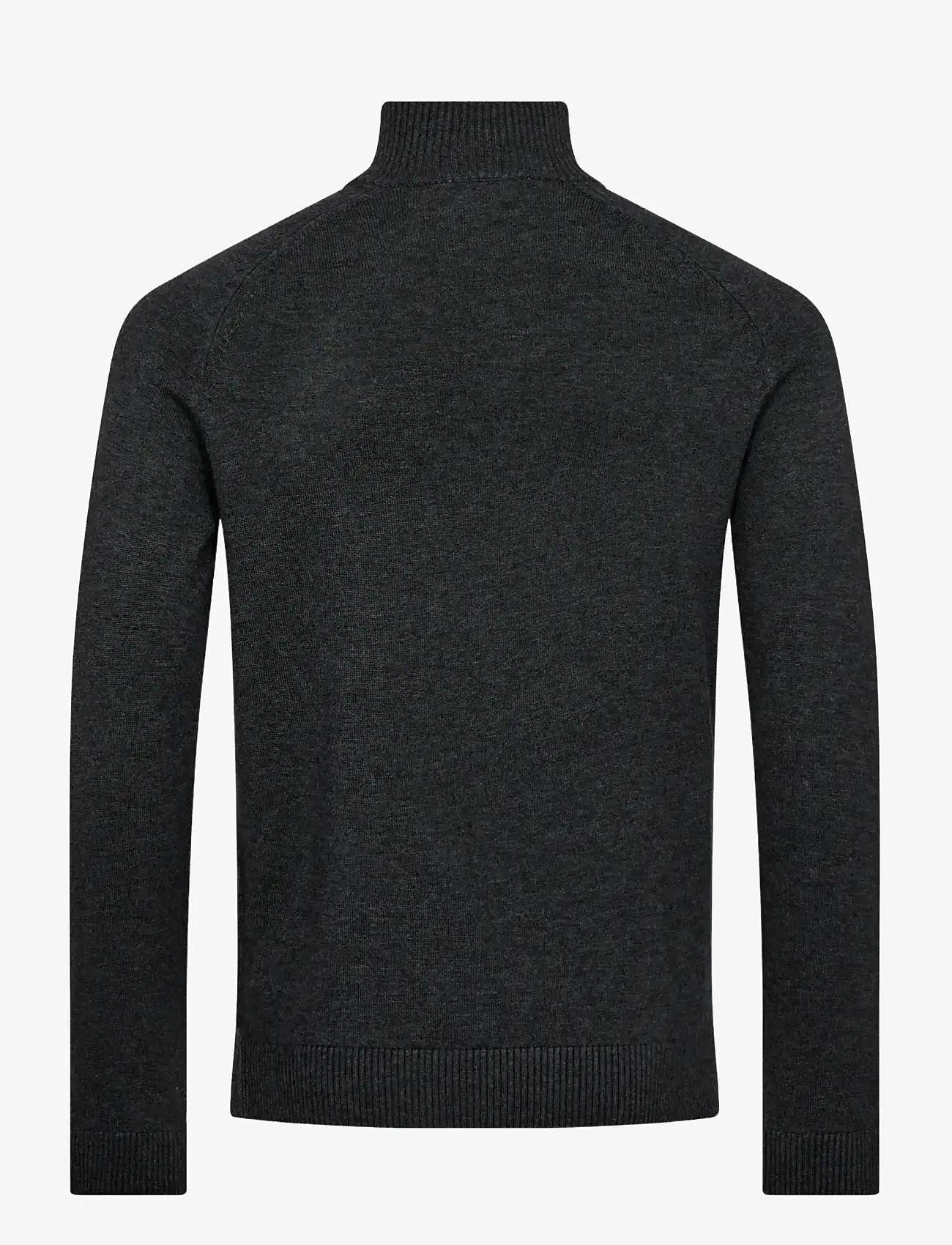 Bruun & Stengade - BS Pelle Regular Fit Knitwear - half zip-tröjor - grey - 2