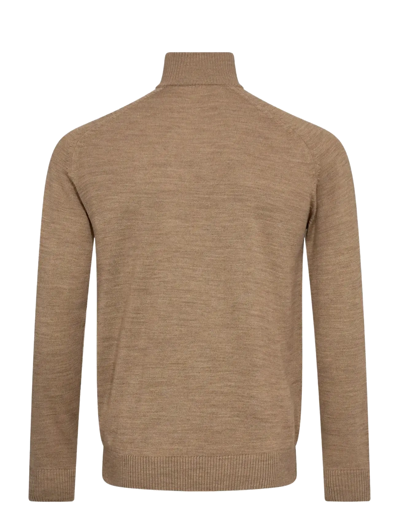 Bruun & Stengade - BS Pelle Regular Fit Knitwear - tõmblukk-kaelusega džemprid - light brown - 2