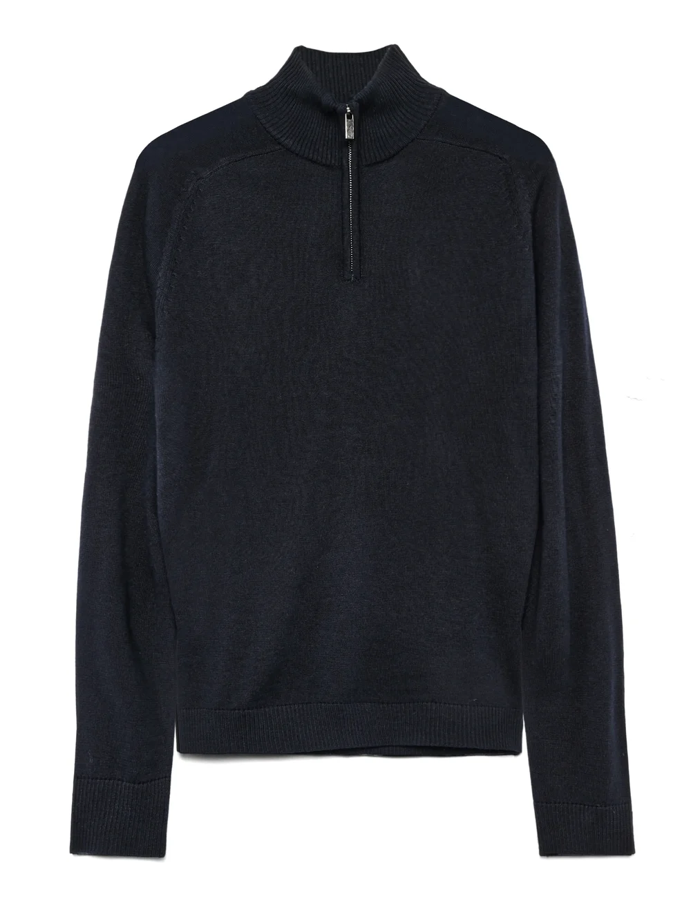 Bruun & Stengade - BS Pelle Regular Fit Knitwear - half zip-tröjor - navy - 1