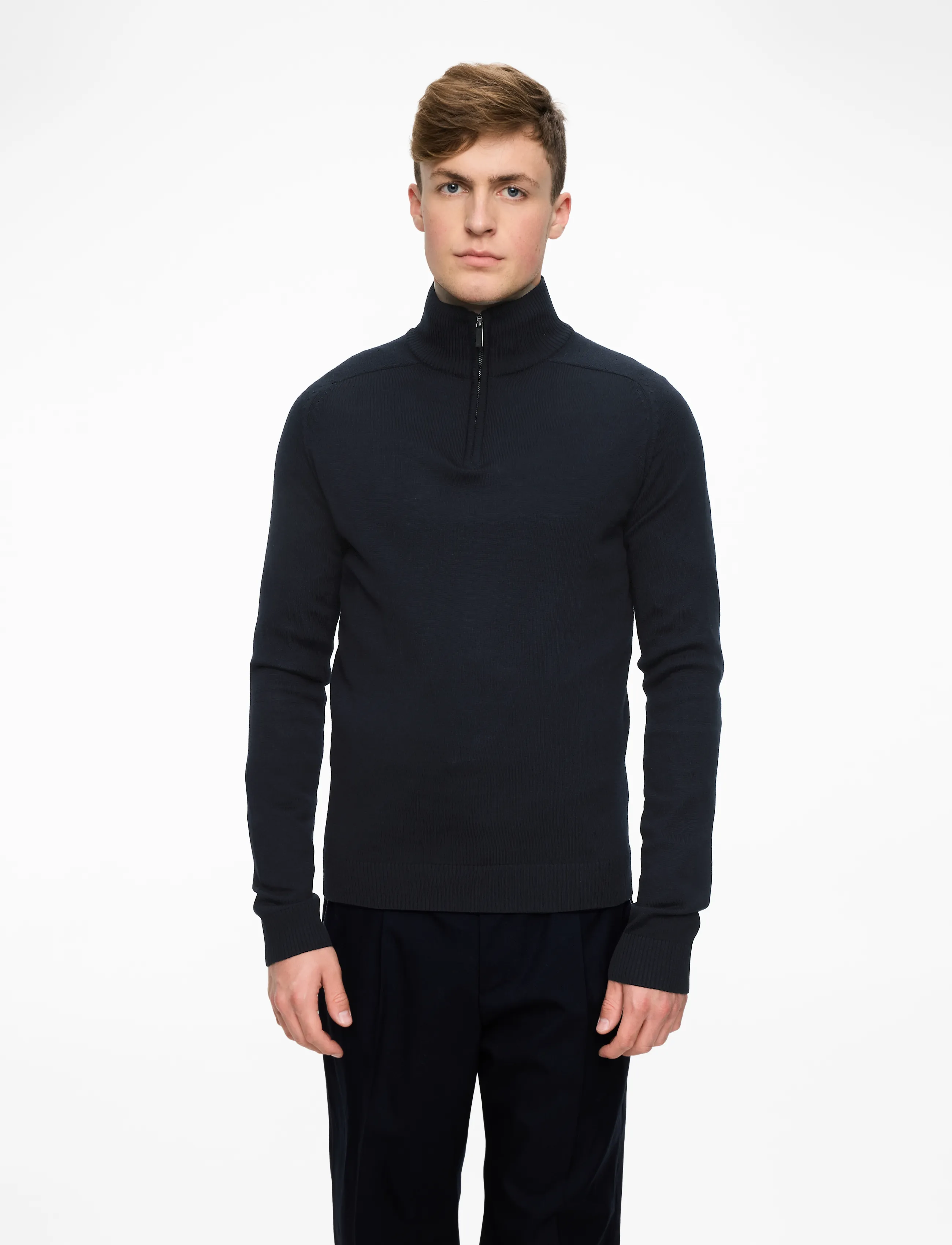 Bruun & Stengade BS Pelle Regular Fit Knitwear - Kollektionen - NAVY / navy